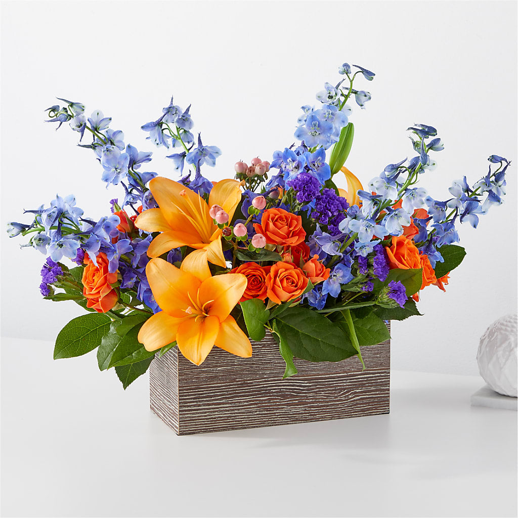 Radiant Citrus Box Bouquet – PASSMORE'S FLOWERS, Brantford ON