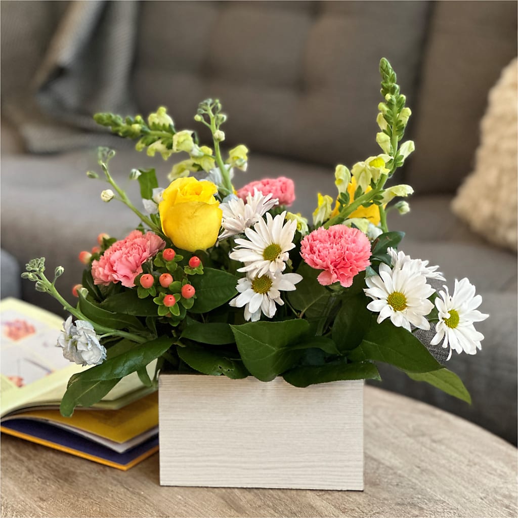 Sun Salutation Box Bouquet – PASSMORE'S FLOWERS, Brantford ON