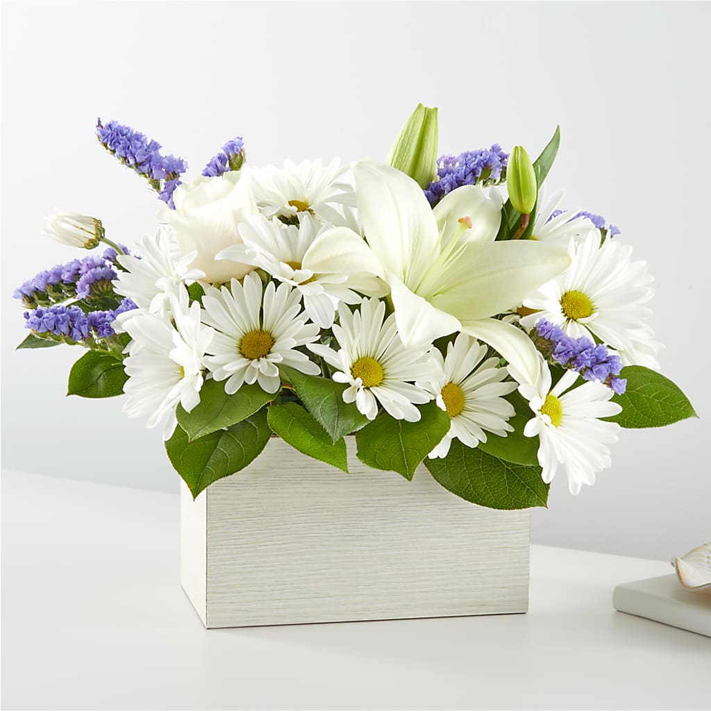 Beyond Blue Box Bouquet – PASSMORE'S FLOWERS, Brantford ON