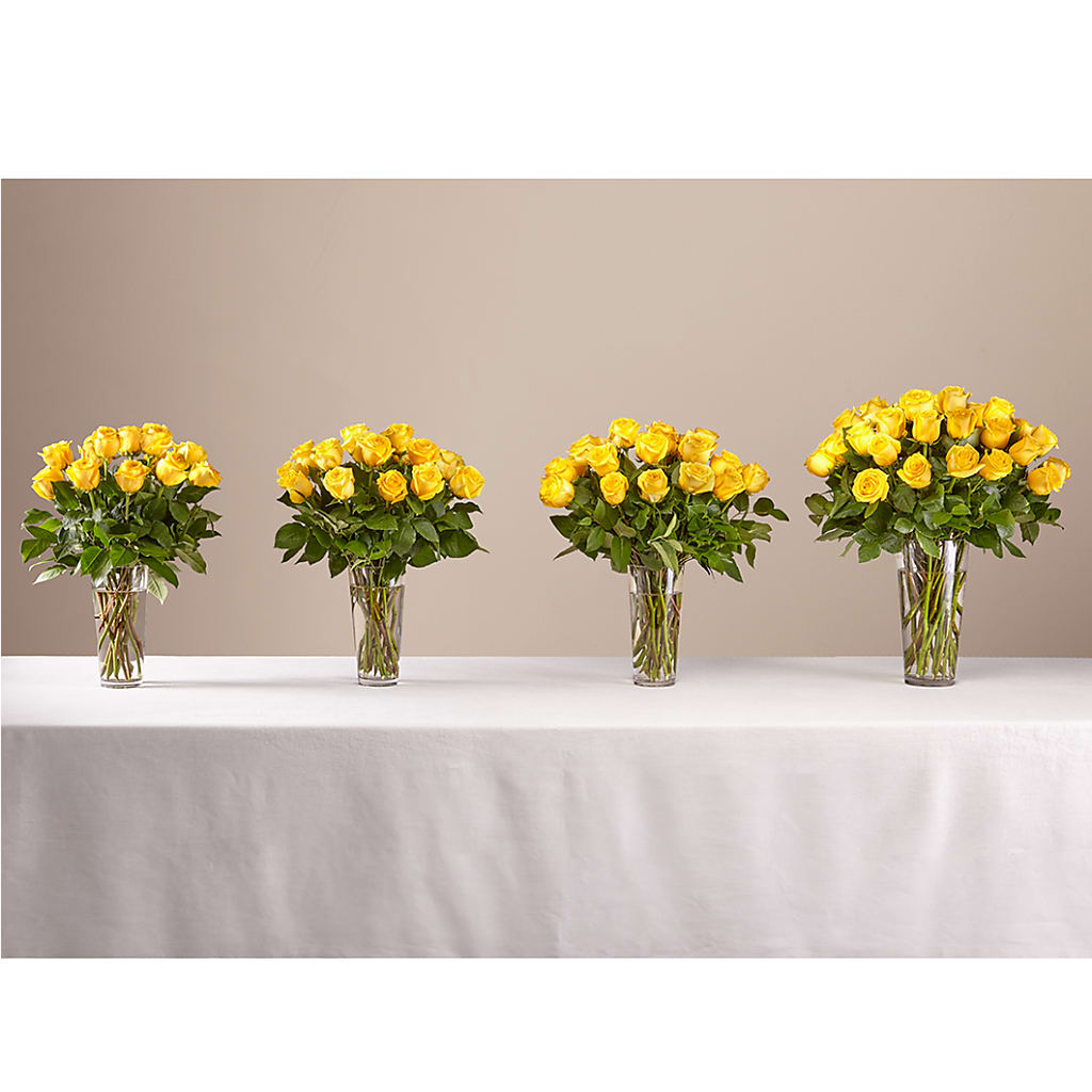 Long Stem Yellow Rose Bouquet – PASSMORE'S FLOWERS, Brantford ON