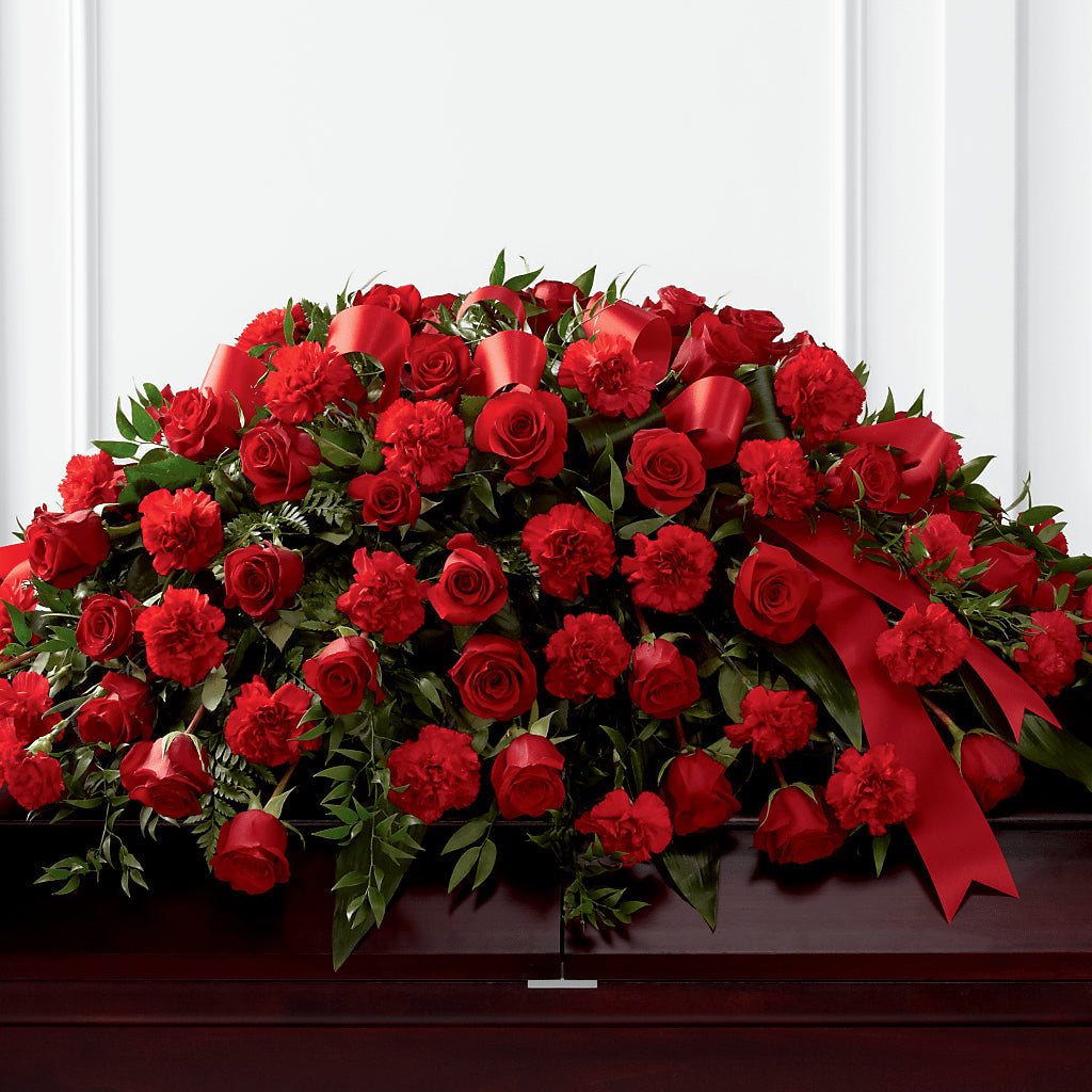Tribute of Life Casket Spray – PASSMORE'S FLOWERS, Brantford ON