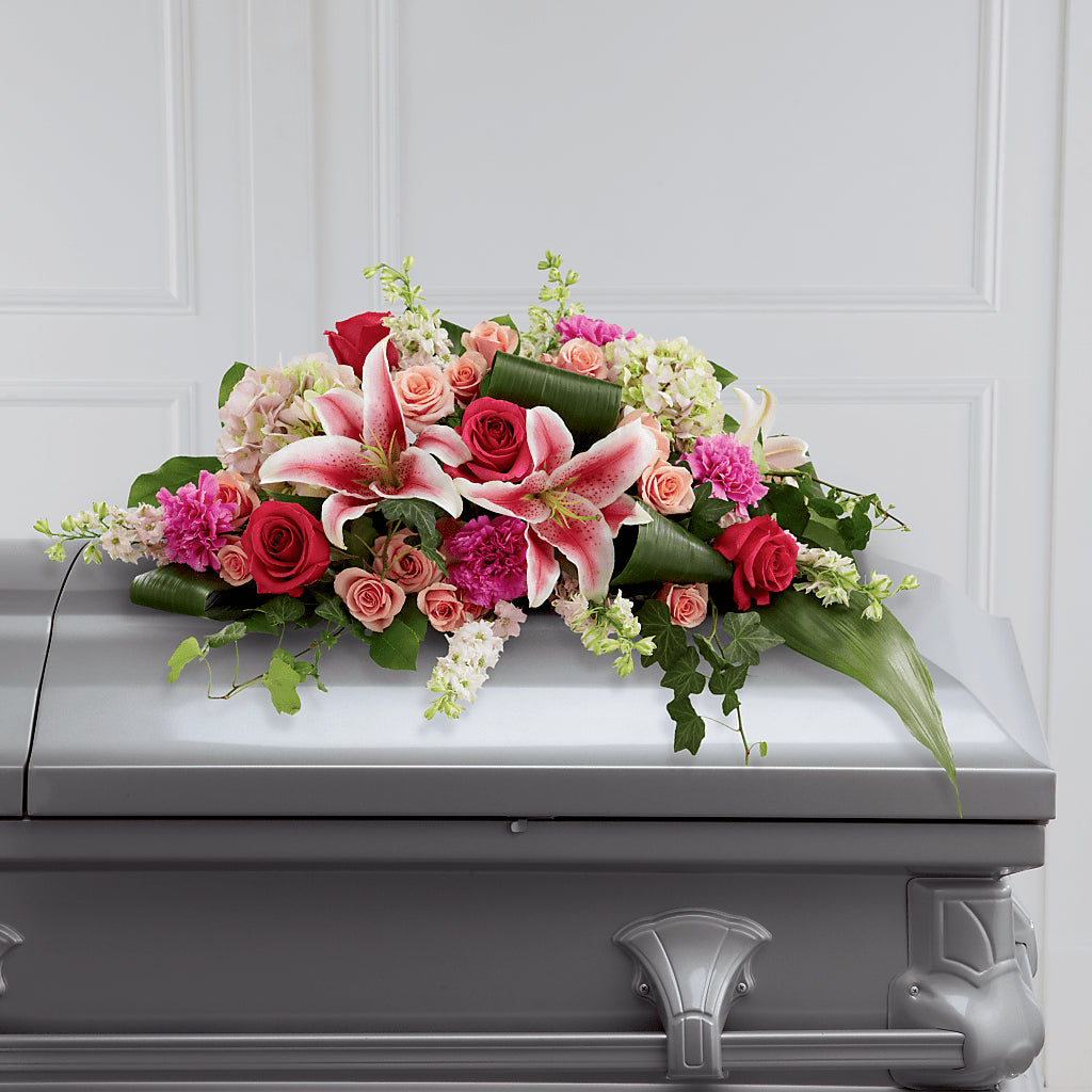 Splendid Grace Casket Spray – PASSMORE'S FLOWERS, Brantford ON