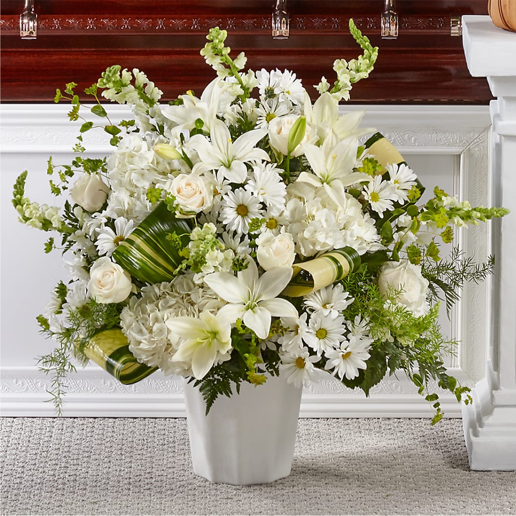 Thoughts of Tranquility Floor Basket – PASSMORE'S FLOWERS, Brantford ON