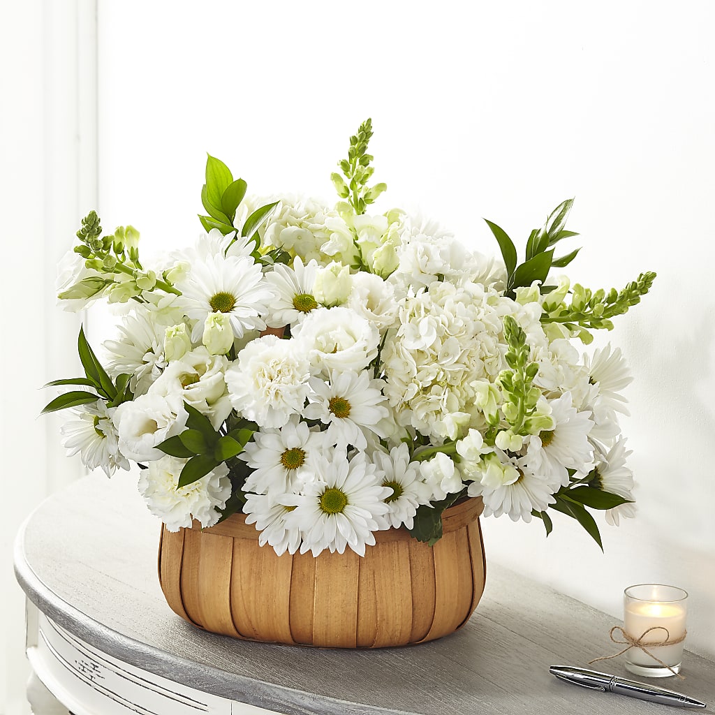 Pure Ivory Basket – PASSMORE'S FLOWERS, Brantford ON