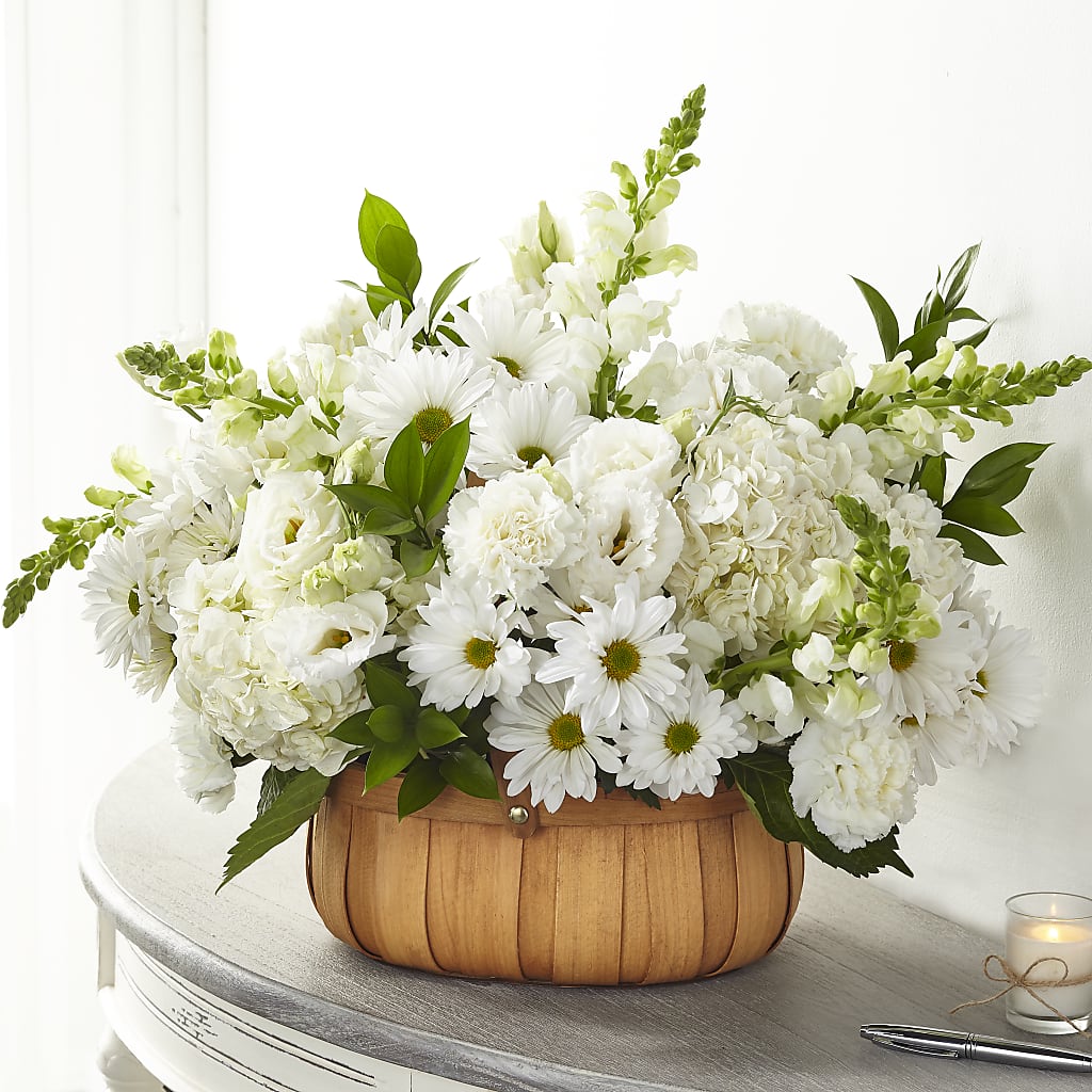 Pure Ivory Basket – PASSMORE'S FLOWERS, Brantford ON