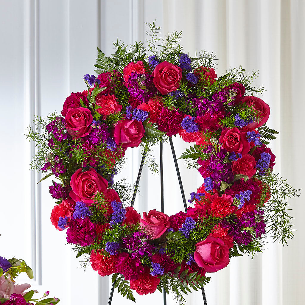 Calming Colors Wreath – PASSMORE'S FLOWERS, Brantford ON