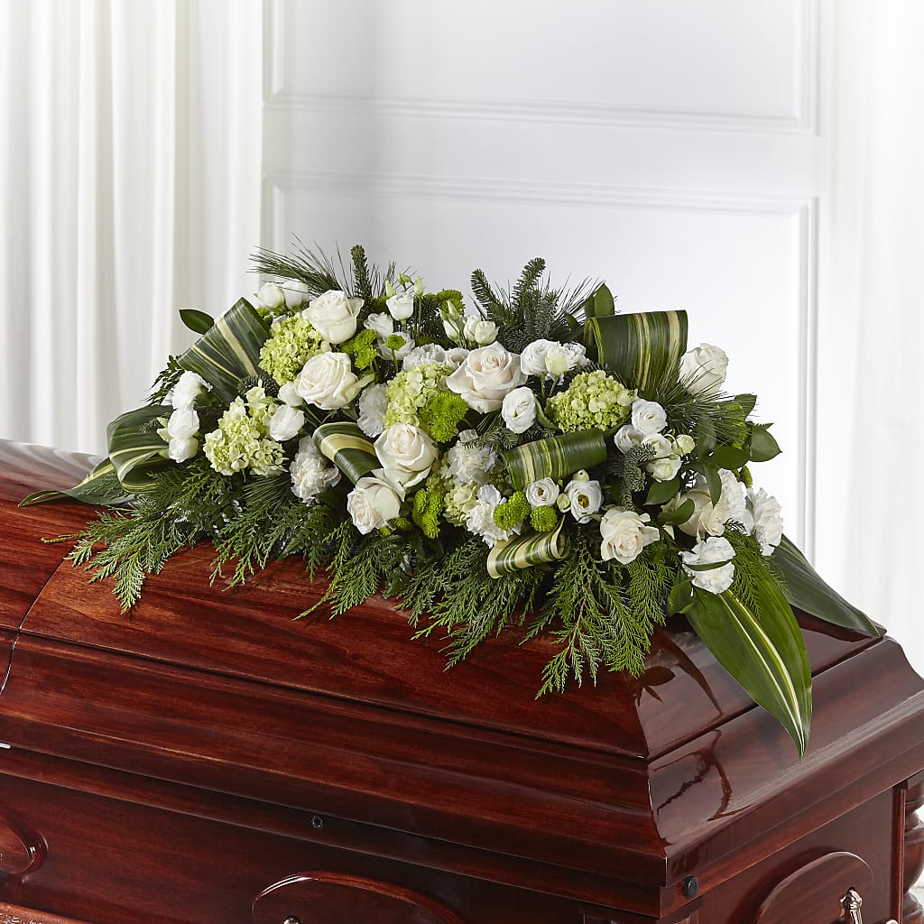 Hopeful Gesture Casket Spray – PASSMORE'S FLOWERS, Brantford ON