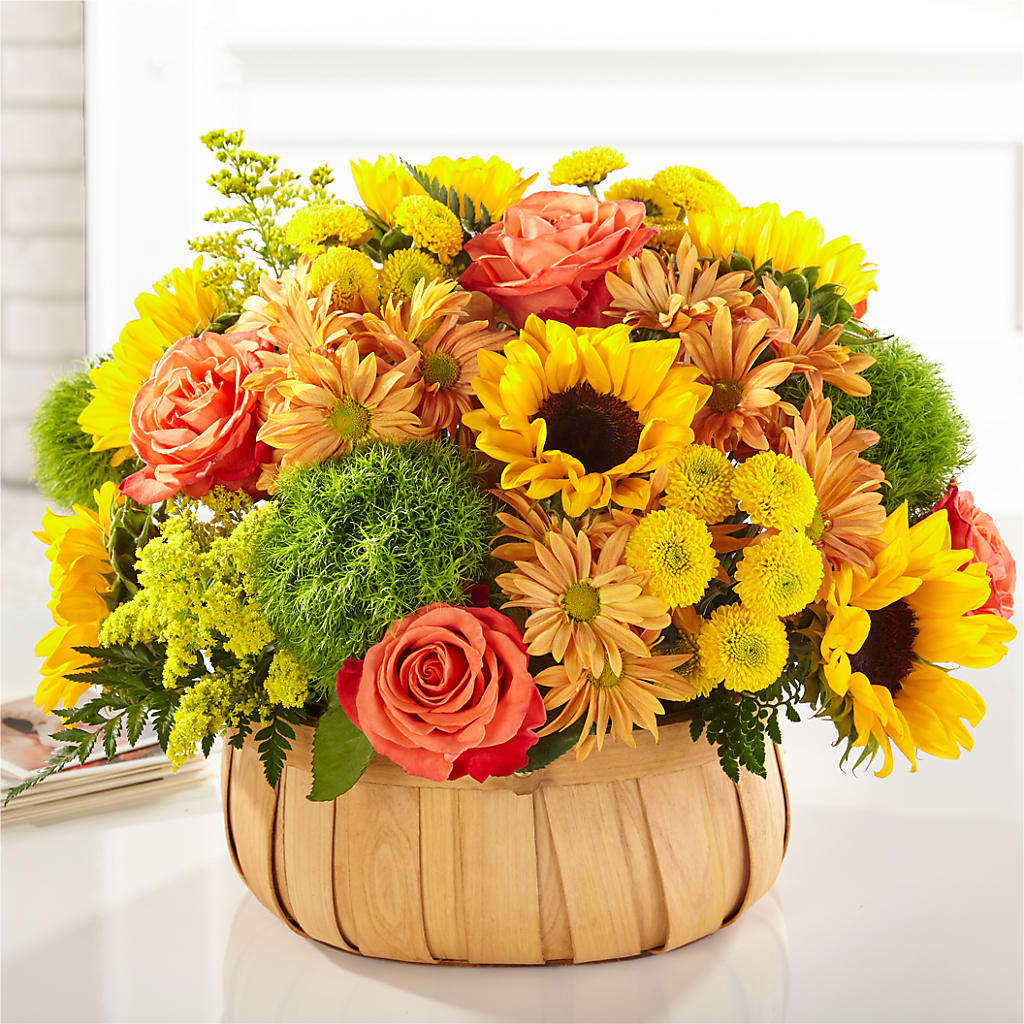 Harvest Sunflower Basket – PASSMORE'S FLOWERS, Brantford ON
