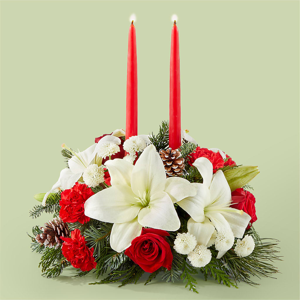 Seasonal Festivities Centerpiece – PASSMORE'S FLOWERS, Brantford ON