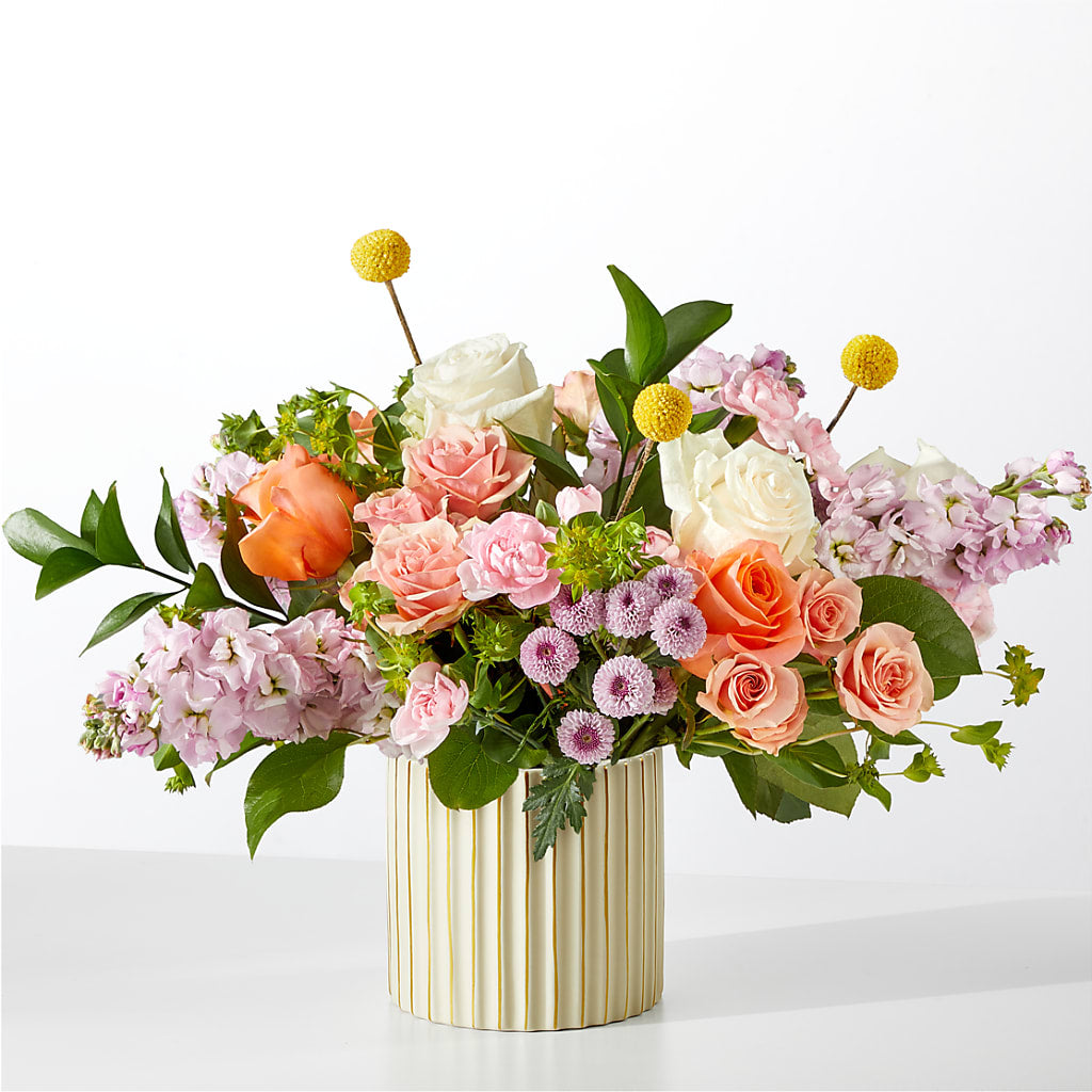 French Market Bouquet with Ivory Vase – PASSMORE'S FLOWERS, Brantford ON