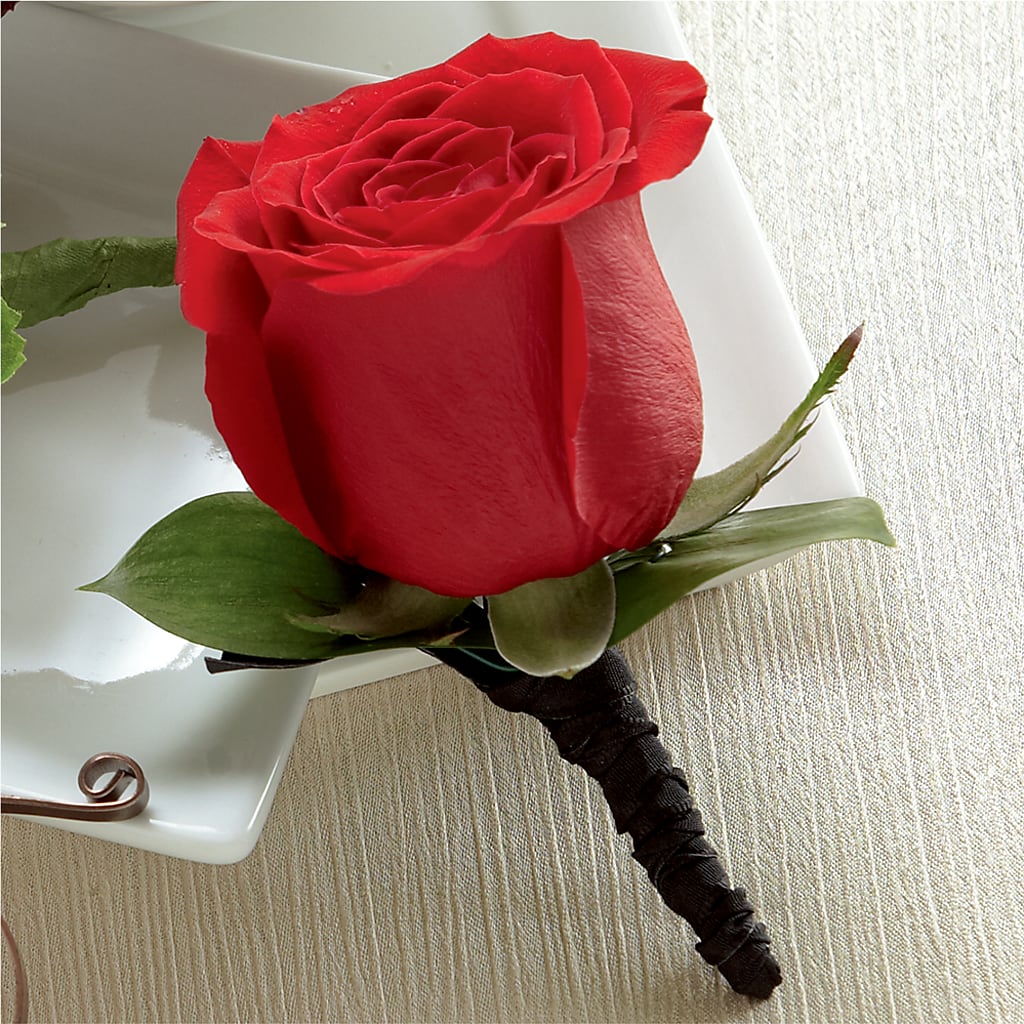 Red Rose Boutonniere – PASSMORE'S FLOWERS, Brantford ON