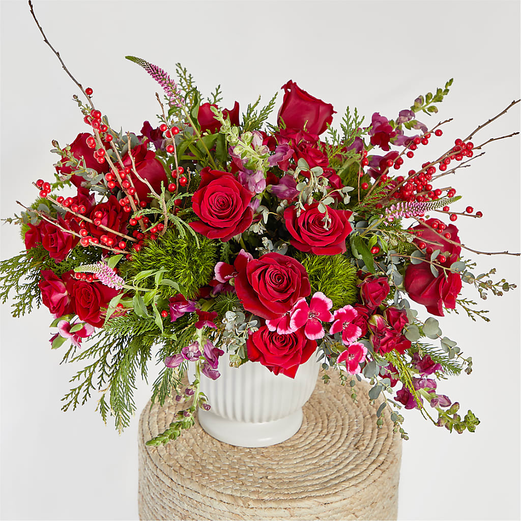 Big Red Bow Bouquet – PASSMORE'S FLOWERS, Brantford ON