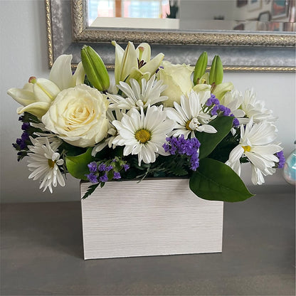 Beyond Blue Box Bouquet – PASSMORE'S FLOWERS, Brantford ON