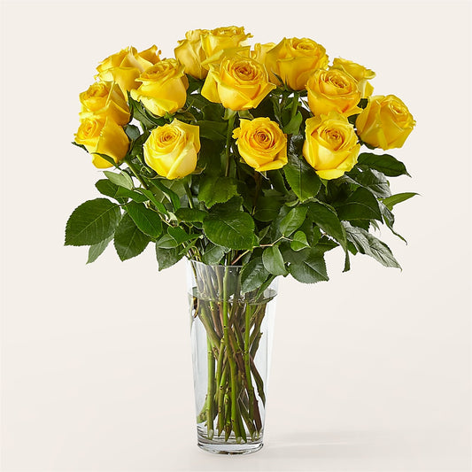 Long Stem Yellow Rose Bouquet – PASSMORE'S FLOWERS, Brantford ON