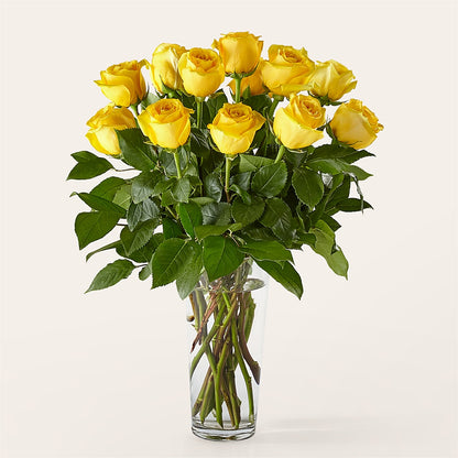 Long Stem Yellow Rose Bouquet – PASSMORE'S FLOWERS, Brantford ON