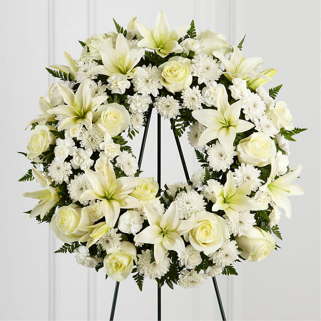 Treasured Tribute Wreath – PASSMORE'S FLOWERS, Brantford ON
