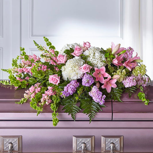 Life's Gratitude Casket Spray – PASSMORE'S FLOWERS, Brantford ON