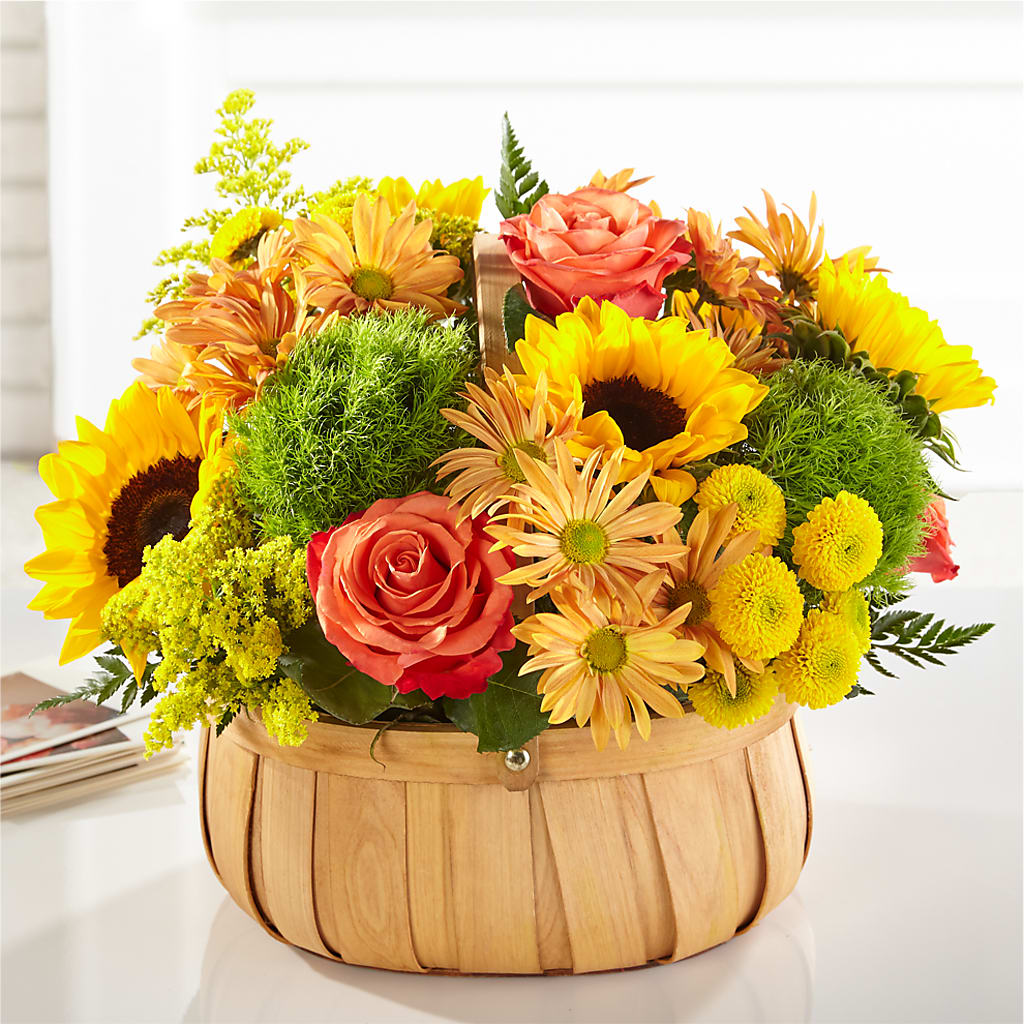 Harvest Sunflower Basket – PASSMORE'S FLOWERS, Brantford ON
