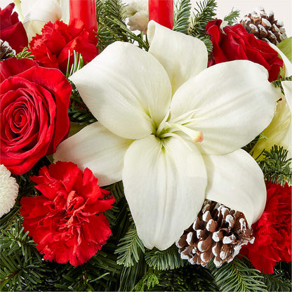 Seasonal Festivities Centerpiece – PASSMORE'S FLOWERS, Brantford ON
