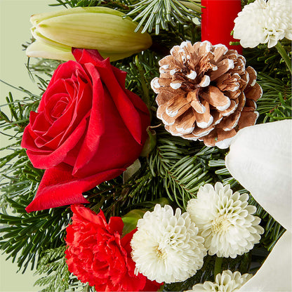 Seasonal Festivities Centerpiece – PASSMORE'S FLOWERS, Brantford ON