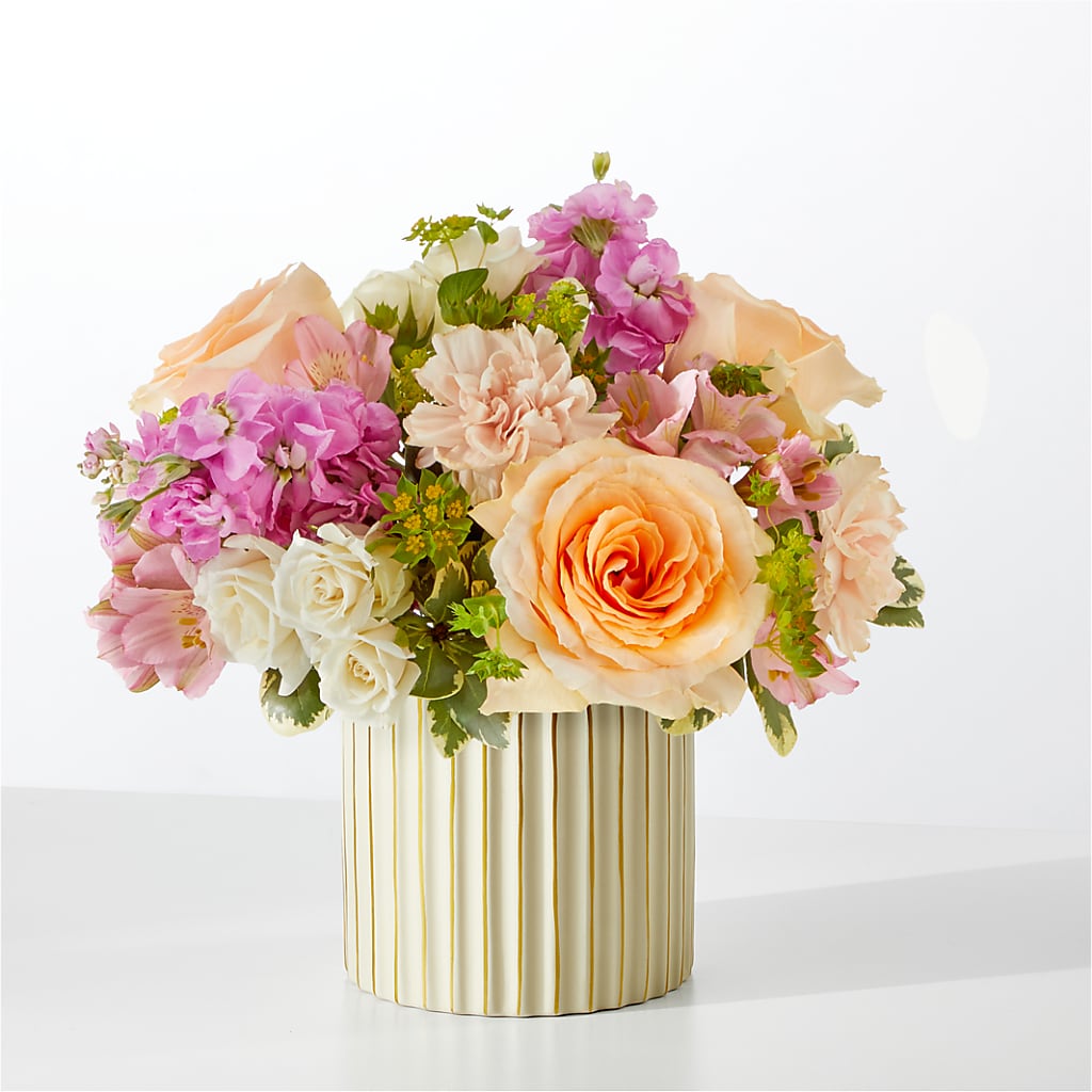 Paradise Bouquet with Ivory Vase – PASSMORE'S FLOWERS, Brantford ON