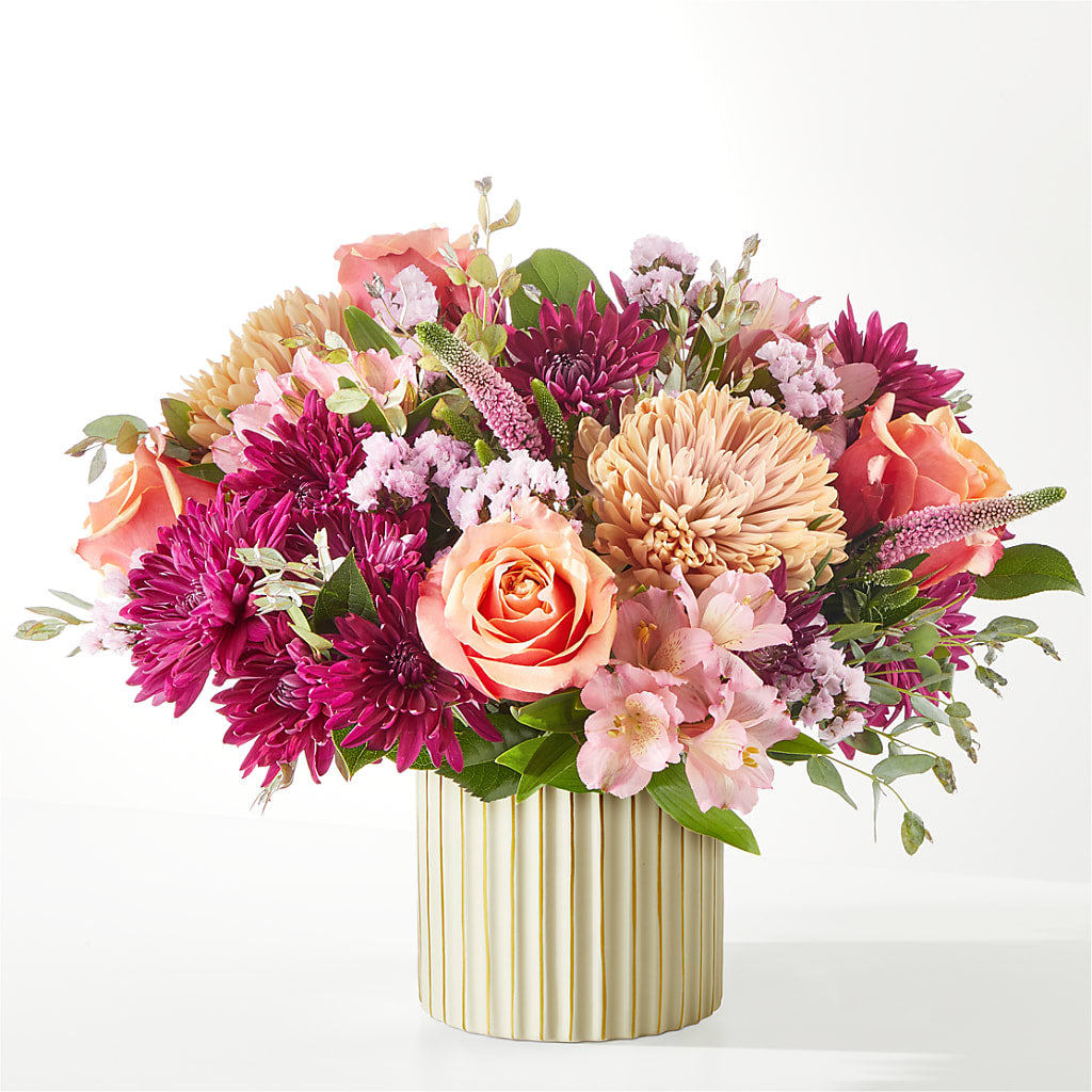 Berry Cobbler Bouquet with Ivory Vase – PASSMORE'S FLOWERS, Brantford ON