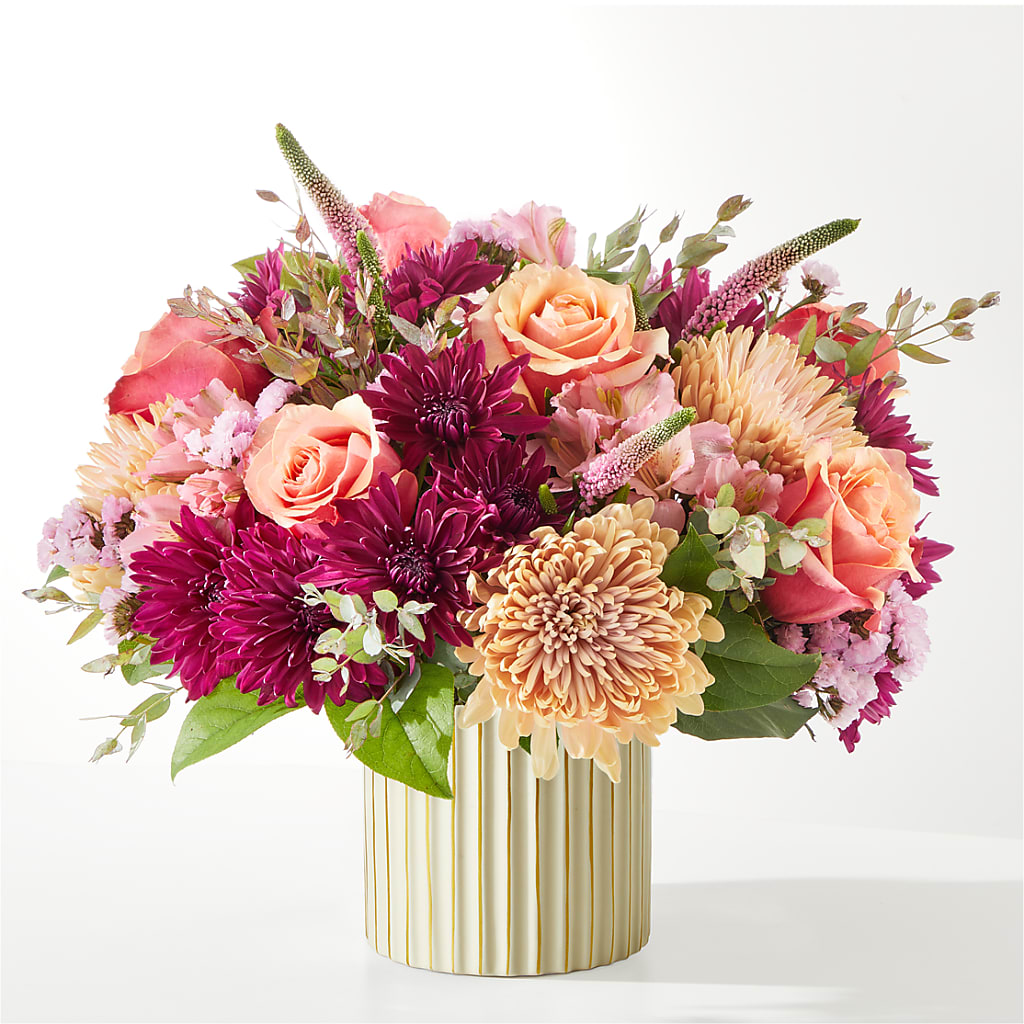 Berry Cobbler Bouquet with Ivory Vase – PASSMORE'S FLOWERS, Brantford ON