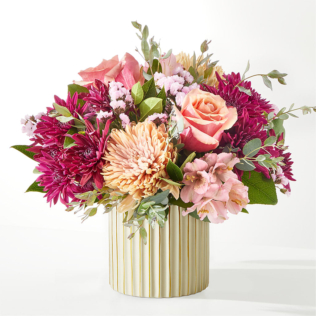 Berry Cobbler Bouquet with Ivory Vase – PASSMORE'S FLOWERS, Brantford ON