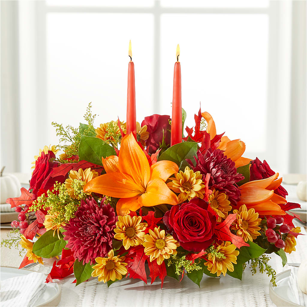 Autumn's Embrace Centerpiece – PASSMORE'S FLOWERS, Brantford ON