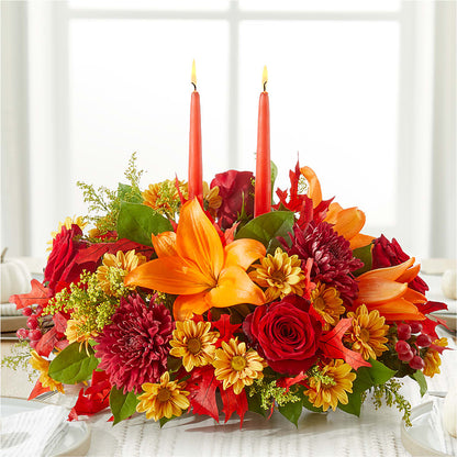 Autumn's Embrace Centerpiece – PASSMORE'S FLOWERS, Brantford ON
