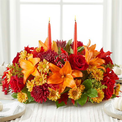Autumn's Embrace Centerpiece – PASSMORE'S FLOWERS, Brantford ON