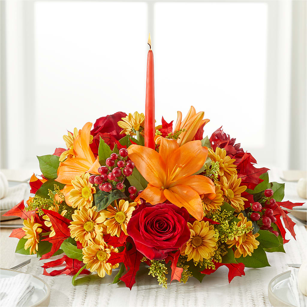 Autumn's Embrace Centerpiece – PASSMORE'S FLOWERS, Brantford ON